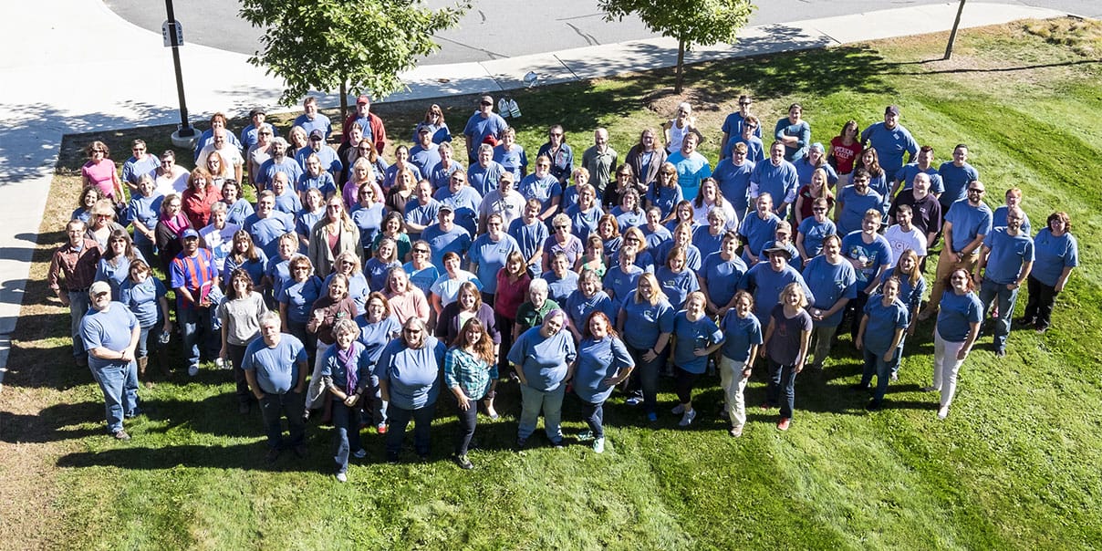 A group of CCV staff members